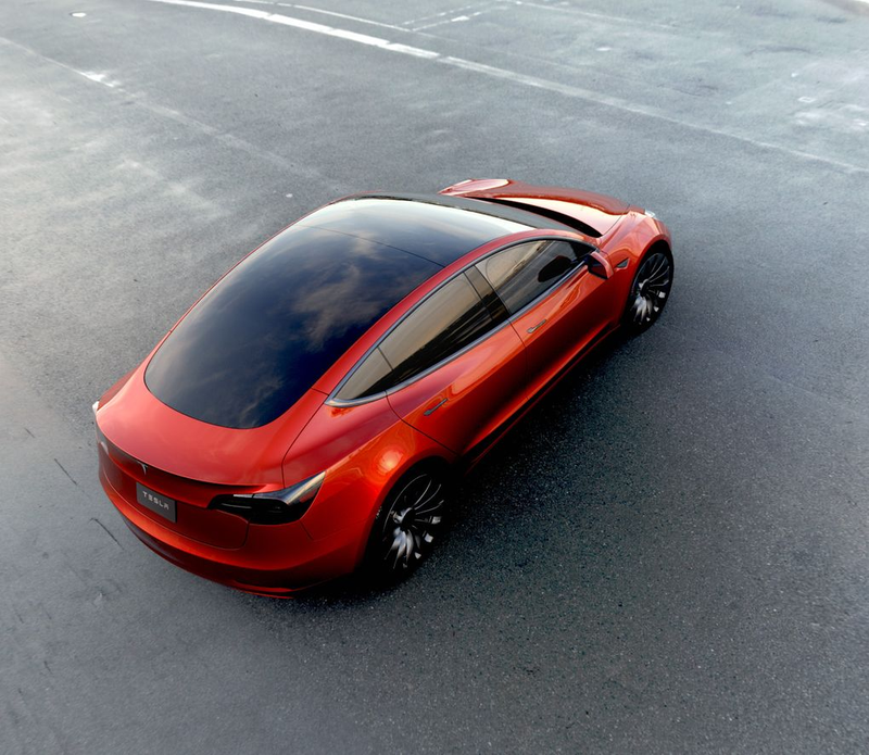 Illustration for article titled The Tesla Model 3 Boldly Kills The Front Grille